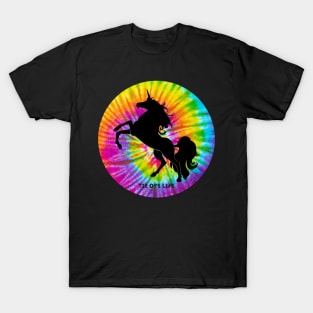 Unicorn Tie Dye Life T-Shirt